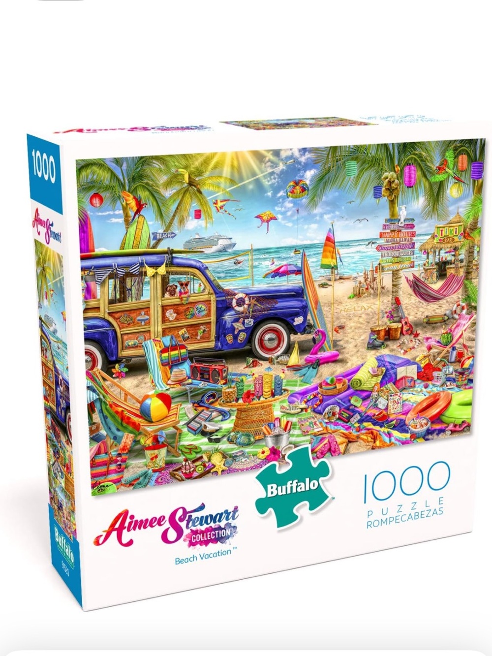 Buffalo Games - Aimee Stewart - Beach Vacation - 1000 Piece Jigsaw Puzzle